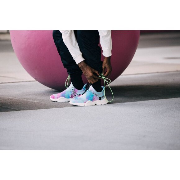 John Geiger 002 Low E11even Sneakers in Tie-Dye - Picture 2 of 9